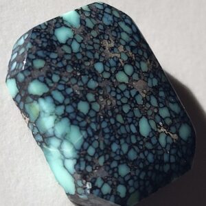 11.53 ct Fine Spiderweb Snowville Variscite Cabochon - Utah