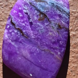 17.15 ct Semi-Translucent Sugilite Gel Cabochon – Wessels Mine, South Africa